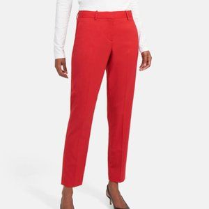 Theory Testra 2B Classic Crop Pant In Stretch Wool